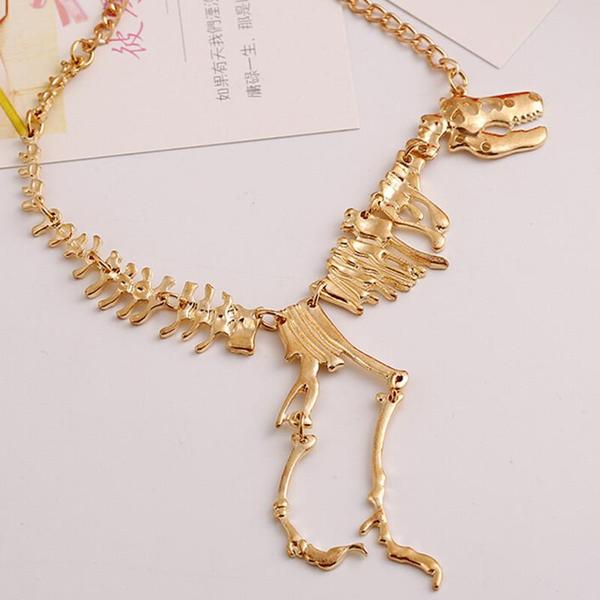 T-Rex Charm Necklace