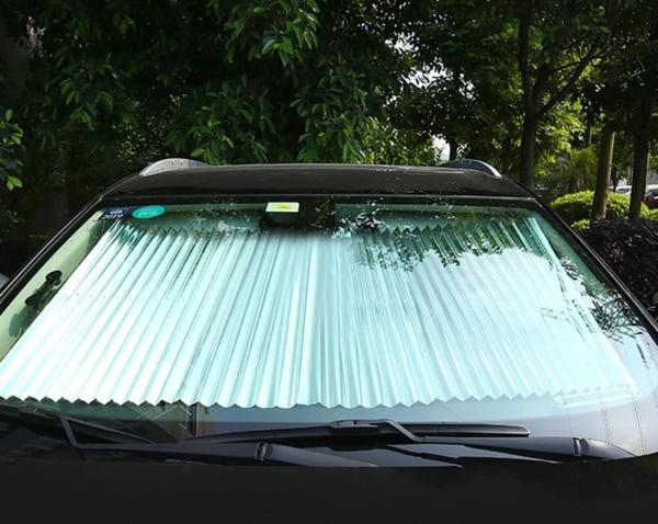 Retractable Front Windshield Sunshade
