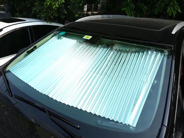 Retractable Front Windshield Sunshade