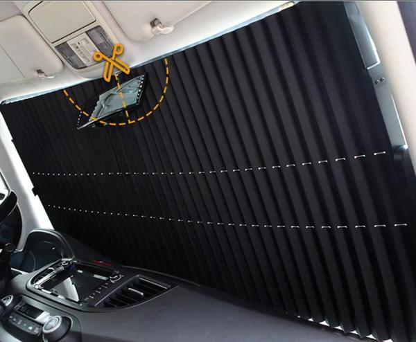 Retractable Front Windshield Sunshade