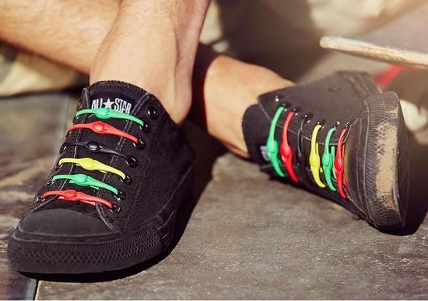 NoTie - 12 Silicone Elastic No Tie Shoe Laces