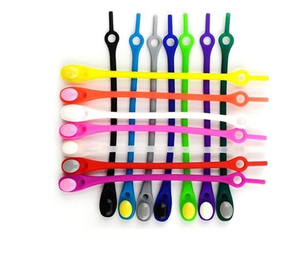 NoTie - 12 Silicone Elastic No Tie Shoe Laces