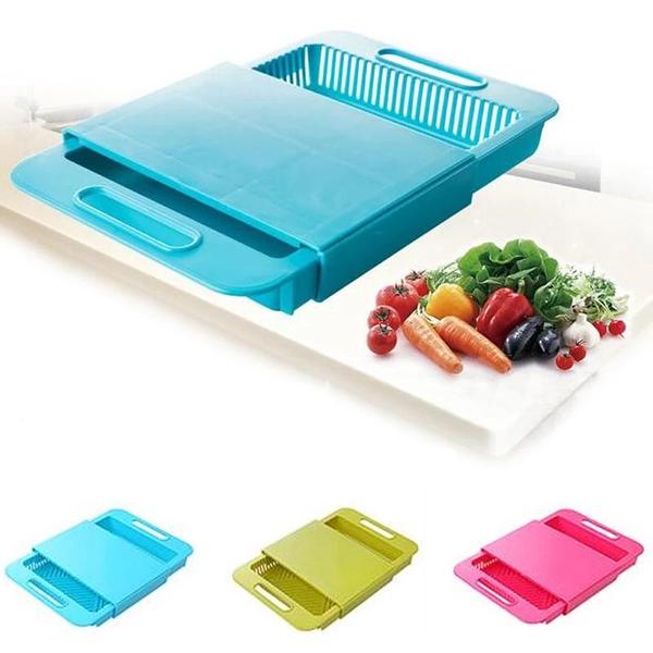 Cutting & Draining Multi-Function Chopping Board
