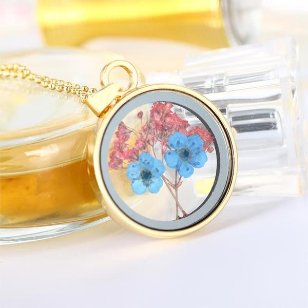 Pressed Flower Necklaces