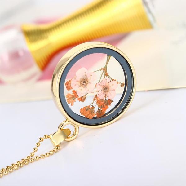 Pressed Flower Necklaces