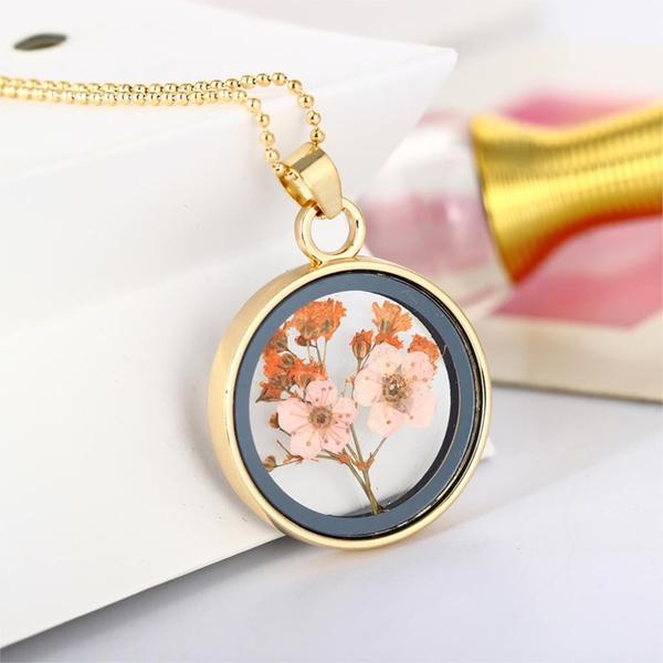Pressed Flower Necklaces