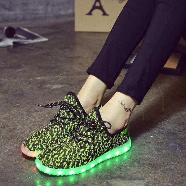Light Up Yeezy-Inspired Shoes