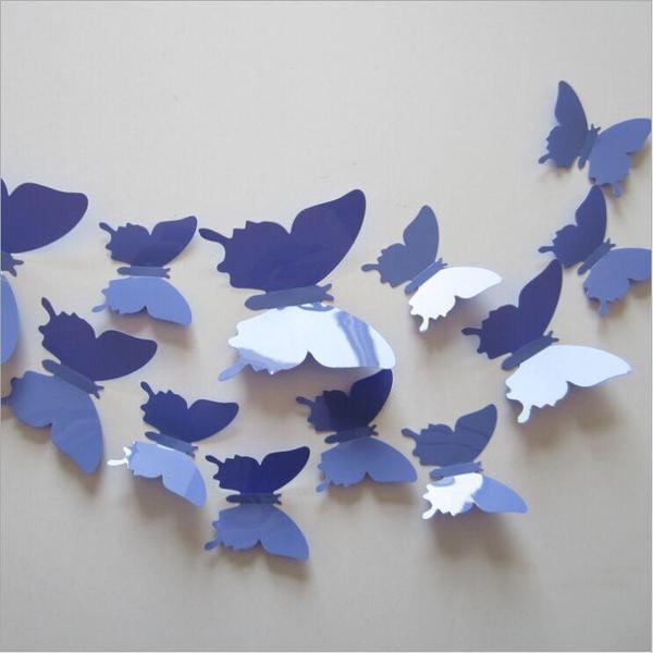 Butterfly 3D Wall Stickers - 12 Pieces