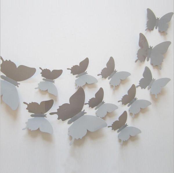 Butterfly 3D Wall Stickers - 12 Pieces