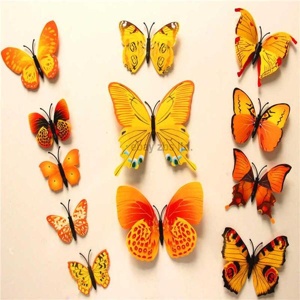 Butterfly 3D Wall Stickers - 12 Pieces