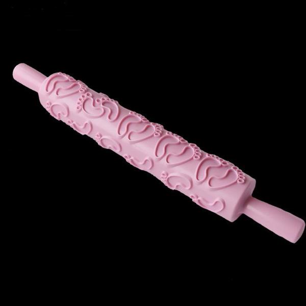 Colored 3D Pattern Rolling Pin