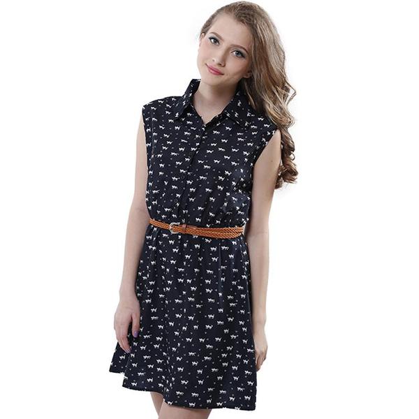 The Crazy Cute Cat Footprints Dress
