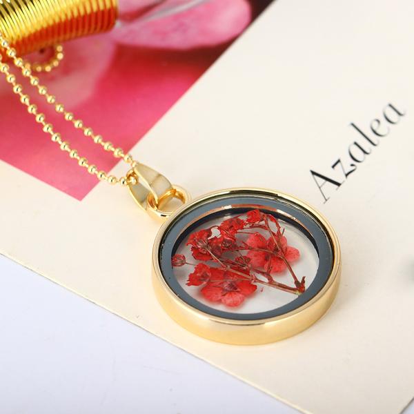 Pressed Flower Necklaces