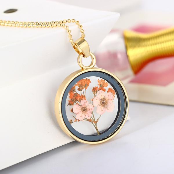 Pressed Flower Necklaces