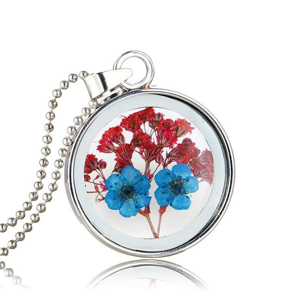 Pressed Flower Necklaces
