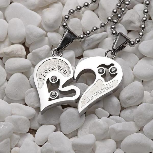 Entwined Heart Necklaces