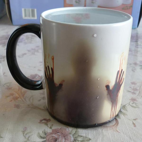 Heat Sensitive Bloody Hands Mug