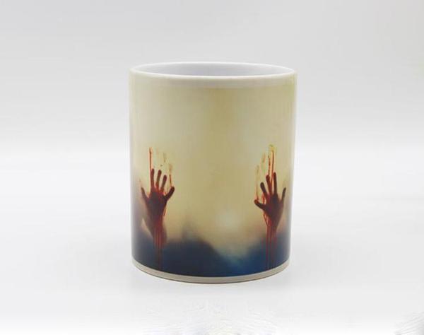 Heat Sensitive Bloody Hands Mug