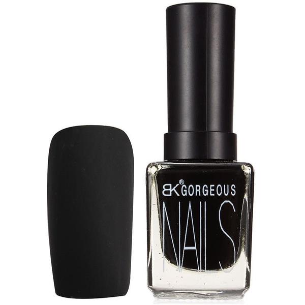 BK Matte Black Nail Polish