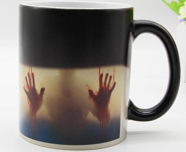 Heat Sensitive Bloody Hands Mug