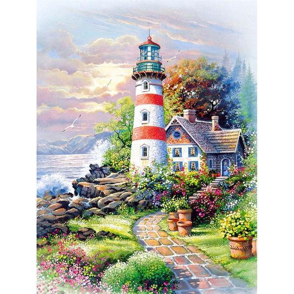 Seaside Lighthouse - GemPaint™ Kit
