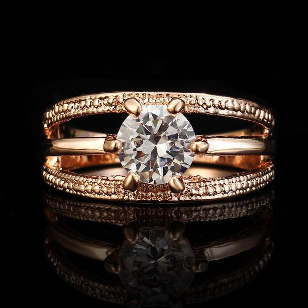 Three Strip Austrian Rhinestone Ring