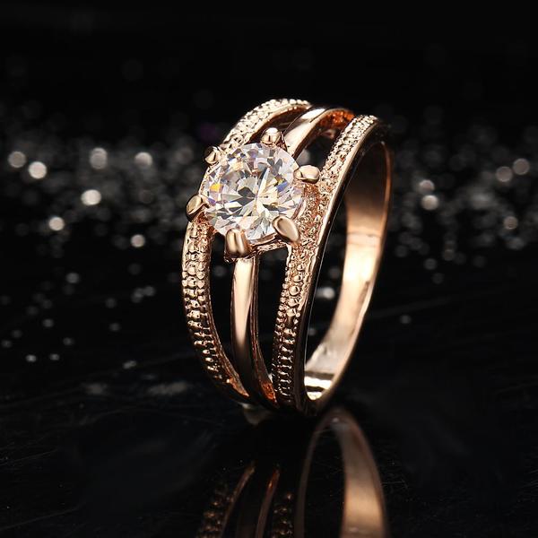 Three Strip Austrian Rhinestone Ring