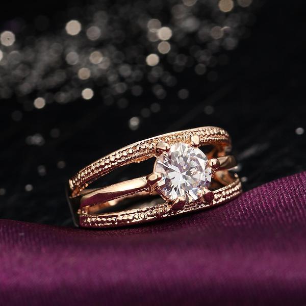 Three Strip Austrian Rhinestone Ring