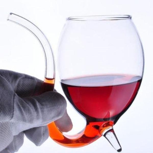 Vine™ - Wine Glass with Straw