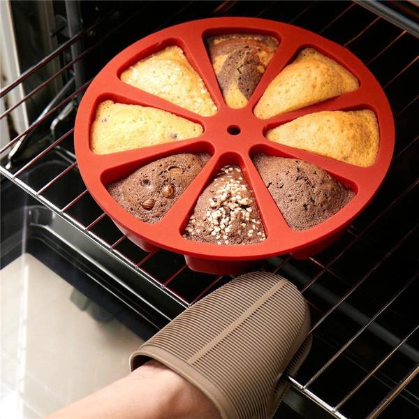 Marther - Individual Cake Slice Silicone Baking Mold
