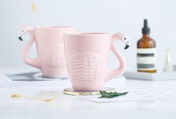 Flamingo Teapot & Mug