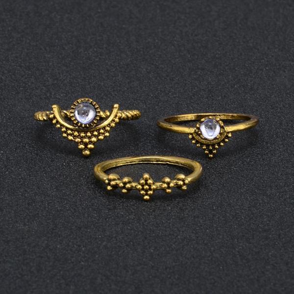 7 Piece Stack Vintage Rings