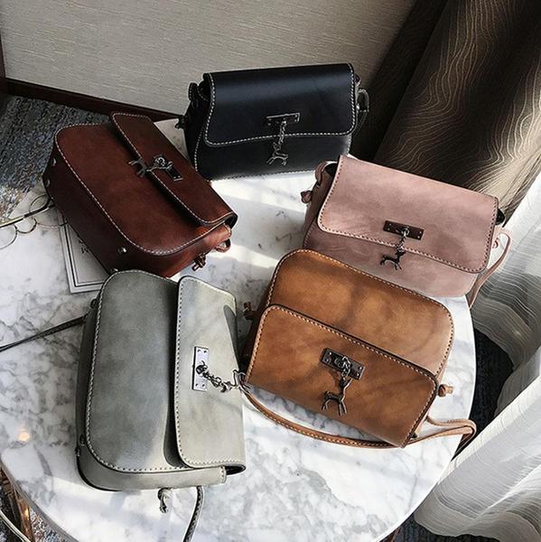 Doe - Matte Cross Body Messenger Handbag