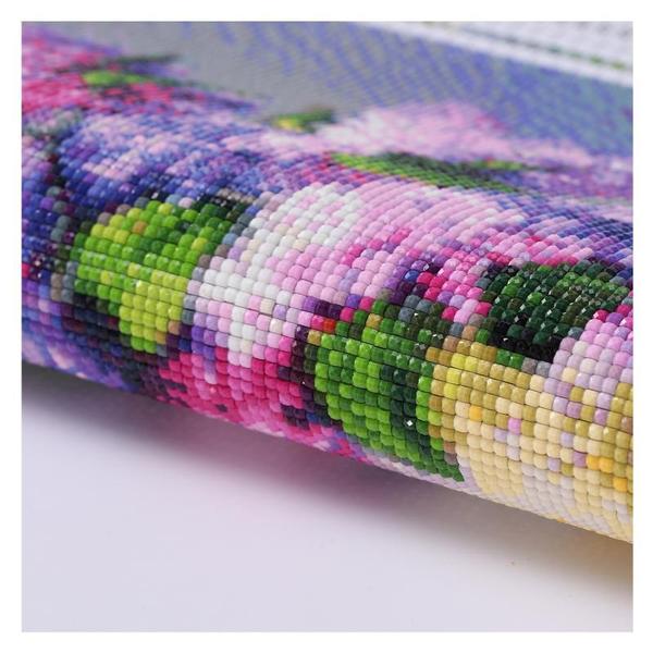 Purple Flowers - GemPaint™ Kit