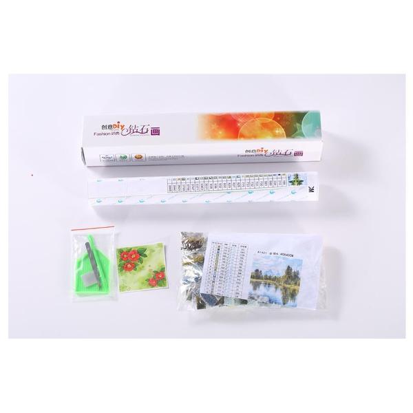 Purple Flowers - GemPaint™ Kit