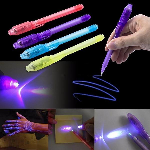 SecretTxt - 2 in 1 UV Black Light Invisible Ink Pen
