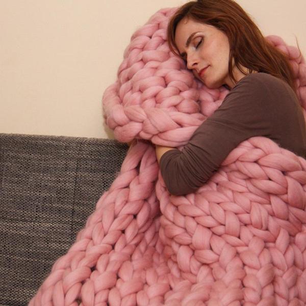 Chunky Knit Blanket