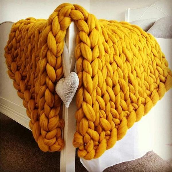 Chunky Knit Blanket