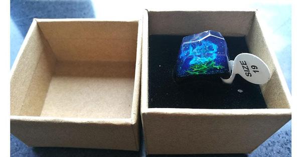 Quanta - Underwater World Resin Ring