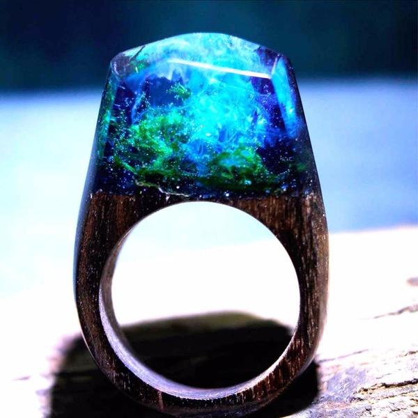 Quanta - Underwater World Resin Ring