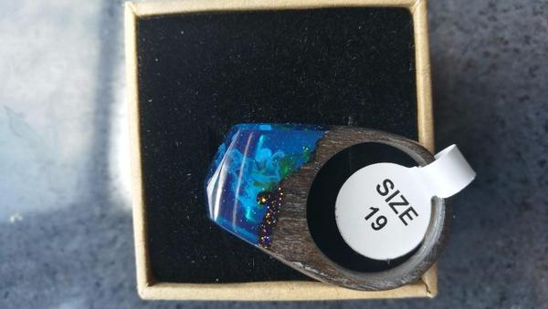 Quanta - Underwater World Resin Ring