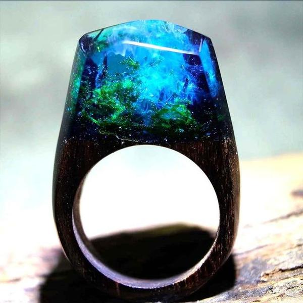 Quanta - Underwater World Resin Ring