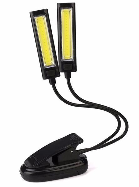 Study Buddy Light - Flexible Arms Desk Clip Lamp