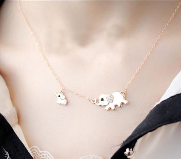 Uber-Cute Elephant Necklaces - Free Shipping