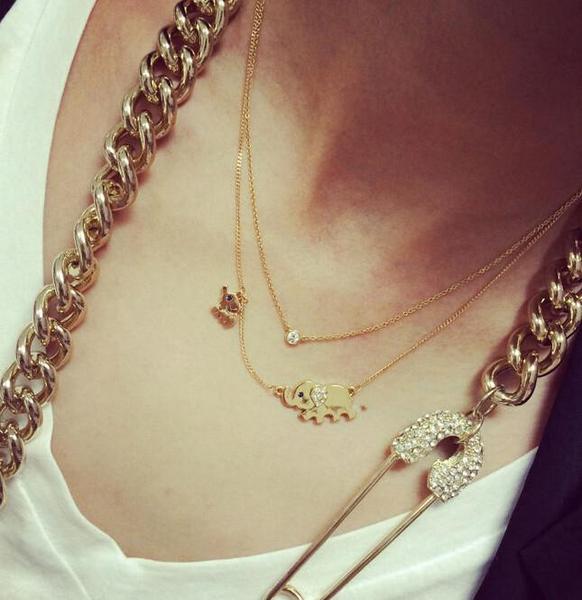 Uber-Cute Elephant Necklaces - Free Shipping