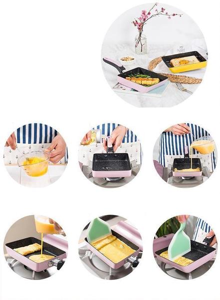 Ollam - Non-Stick Aluminum Egg Roll Fry Pan