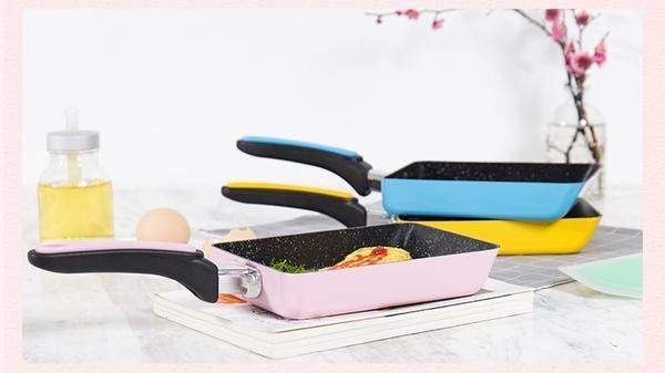 Ollam - Non-Stick Aluminum Egg Roll Fry Pan