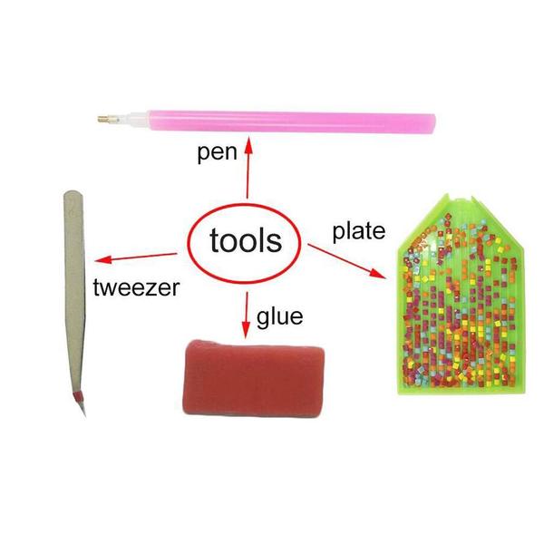 Snowfall on Reindeer - GemPaint™ Kit