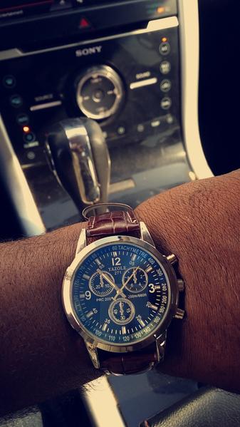 Blue Ray™ - Luxury Men's Quartz Wristwatch