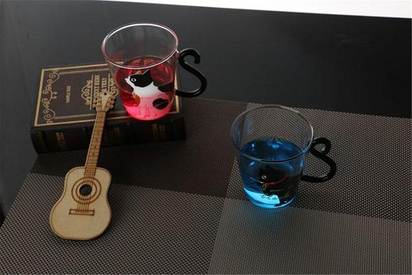 Meow - Glass Cat Mug